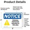 Signmission 3.5 in Height, 5 in Width, Vinyl Decal, Rectangle OS-2PACK-NS-D-35-L-16338 - alternate 5